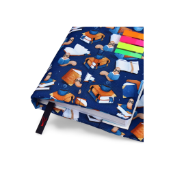 Otulacz na Książkę Bookworm Navy – Etui Ochronne, Wodoodporne