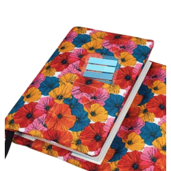 Otulacz na Książkę Vibrant Poppies – Etui Ochronne, Wodoodporne