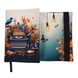 Otulacz na Książkę Typewriters  – Etui Ochronne, Wodoodporne