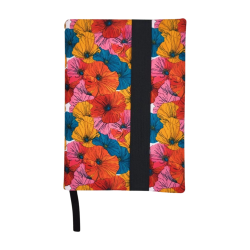 Okładka na Książkę Vibrant Poppies – Regulowana, Wodoodporna