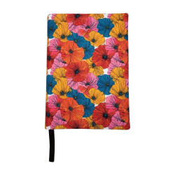 Okładka na Książkę Vibrant Poppies – Regulowana, Wodoodporna