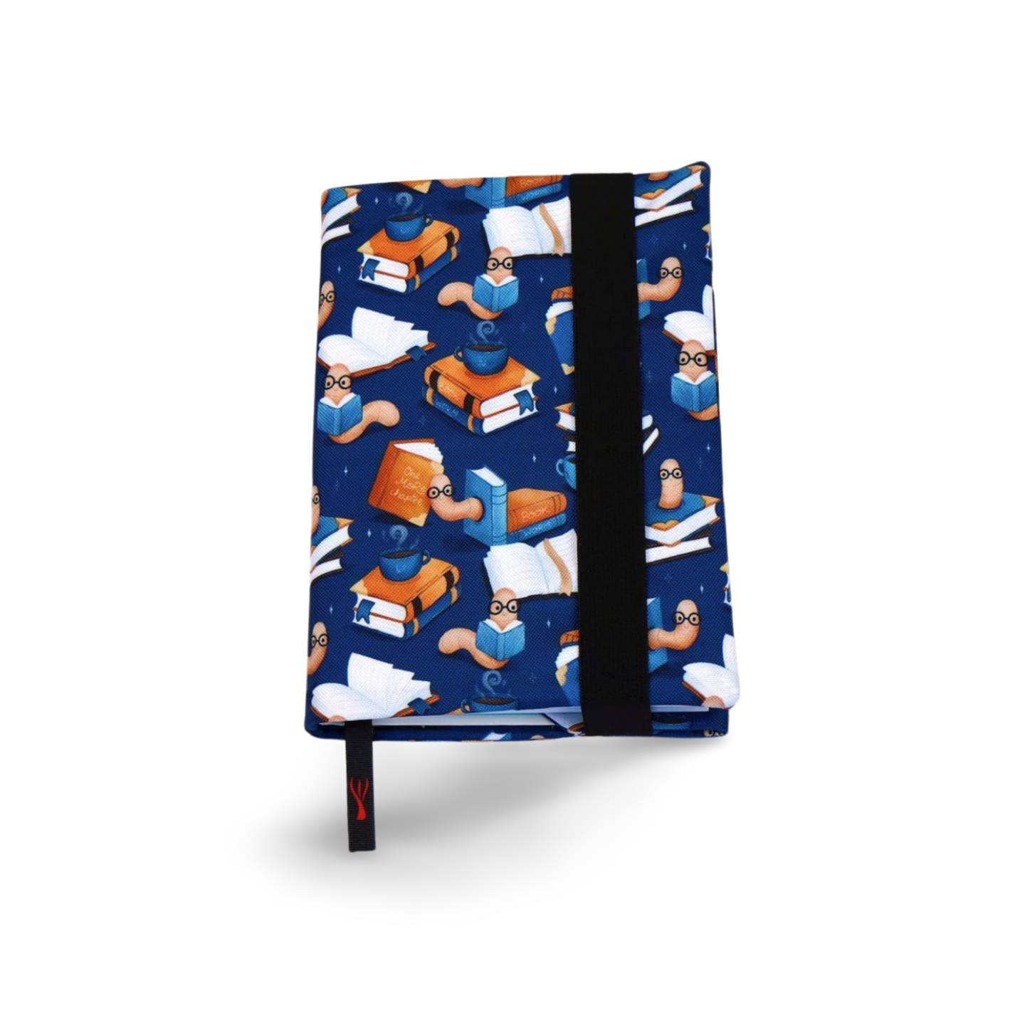Okładka na Książkę Bookworm Navy– Regulowana, Wodoodporna