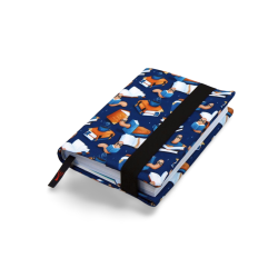 Okładka na Książkę Bookworm Navy– Regulowana, Wodoodporna