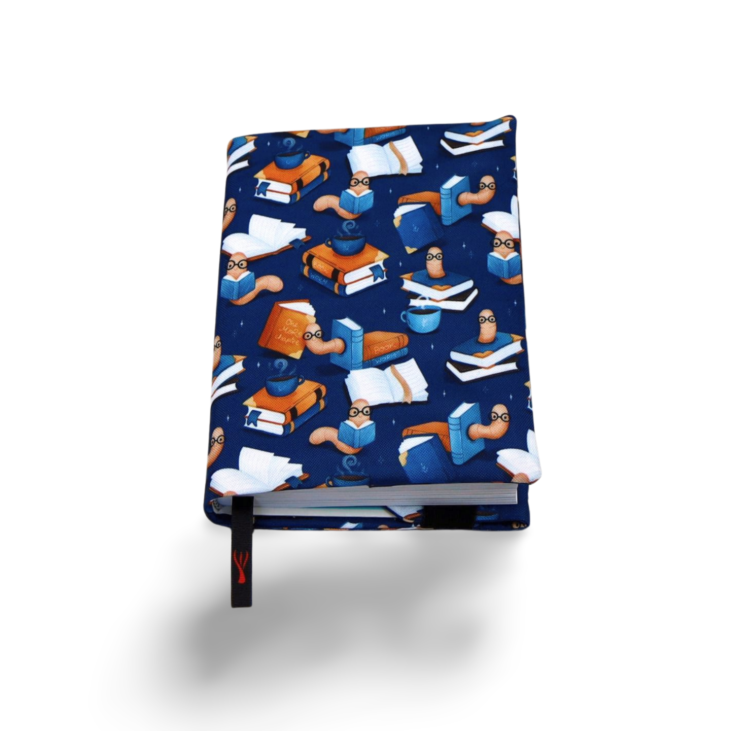 Okładka na Książkę Bookworm Navy– Regulowana, Wodoodporna