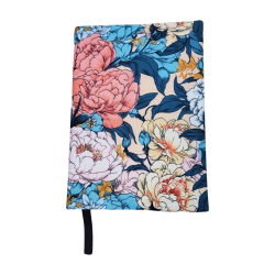 Okładka na Książkę Vintage Peony – Regulowana, Wodoodporna