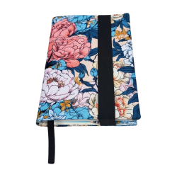 Okładka na Książkę Vintage Peony – Regulowana, Wodoodporna