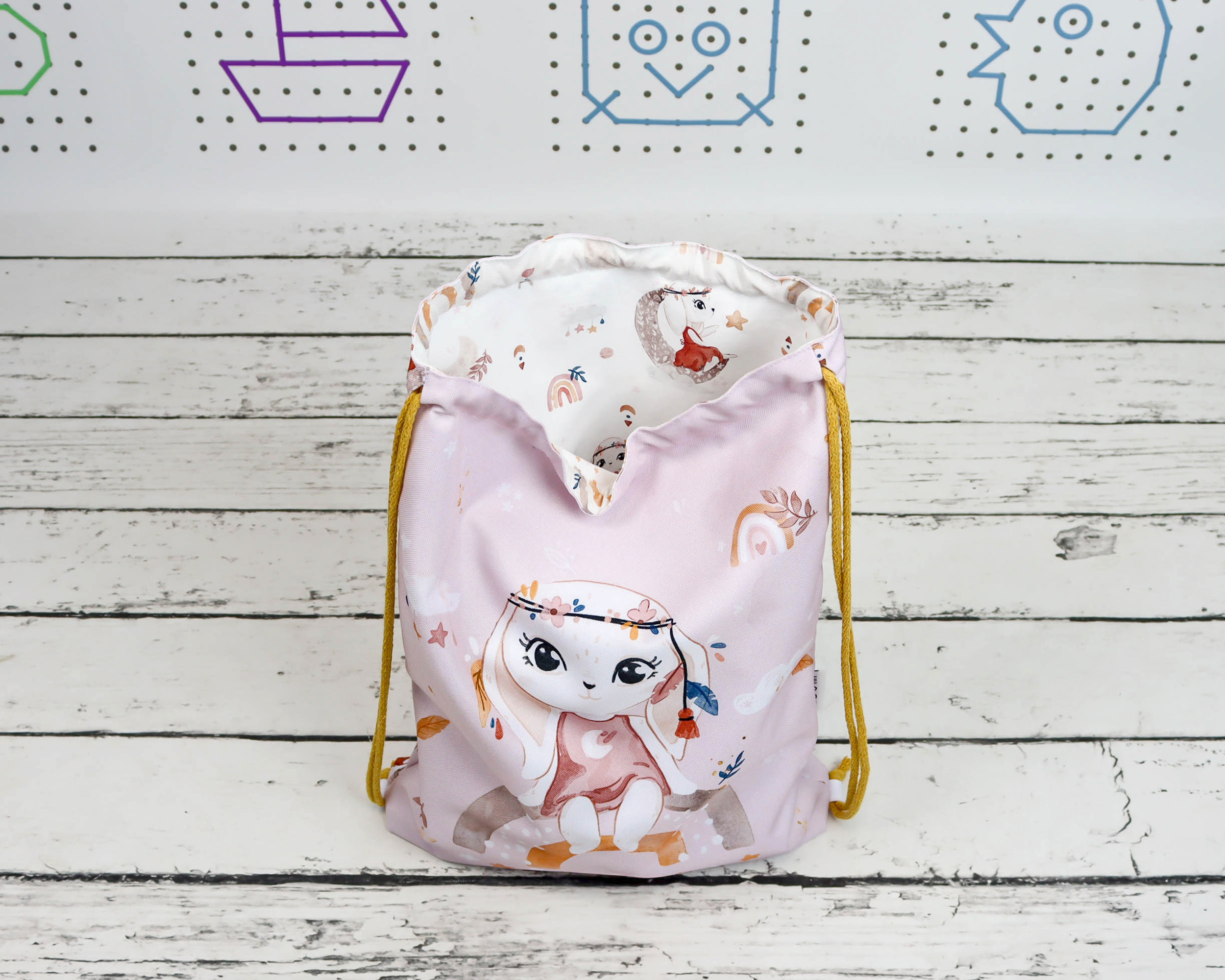 Boho Bunny Baby Backpack